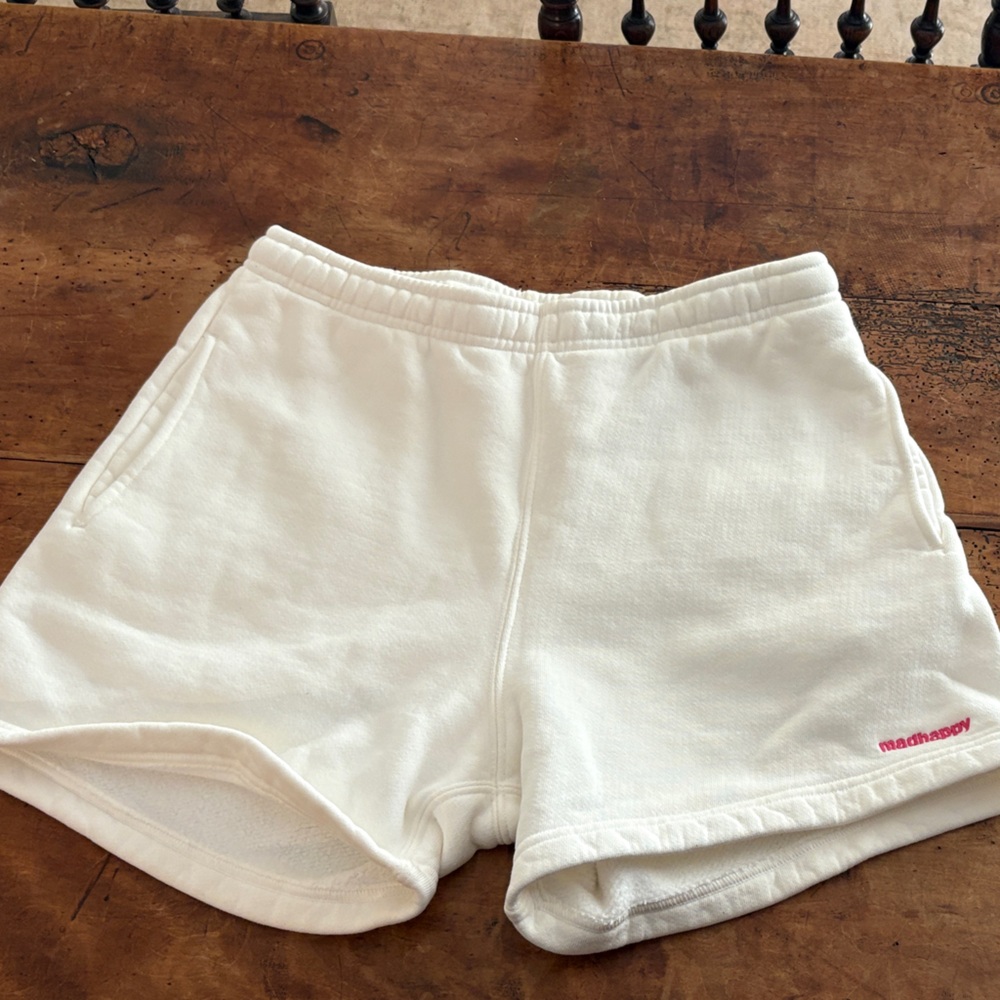 Madhappy White Women's Shorts Size Small Classic Mid-weight new